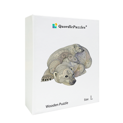 🔥LAST DAY 80% OFF-White Polar Bear Jigsaw Puzzle