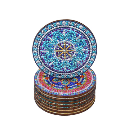 DIY Mandala C Diamond Painting Coasters