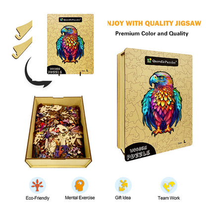 🔥LAST DAY 92% -Noble And Majestic Eagle Wooden Jigsaw Puzzle