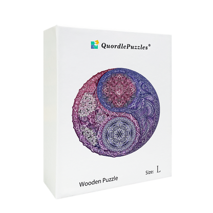 Mandala Flower Wooden Jigsaw Puzzle