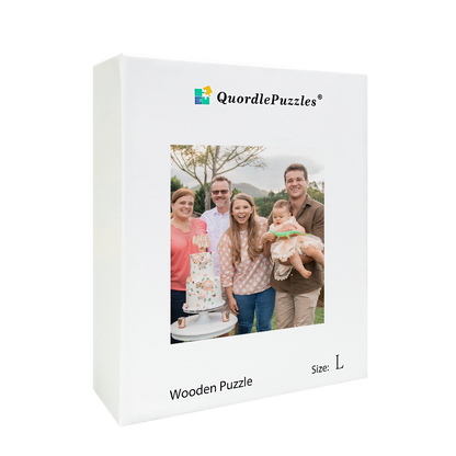 Upload photo custom wooden jigsaw puzzle