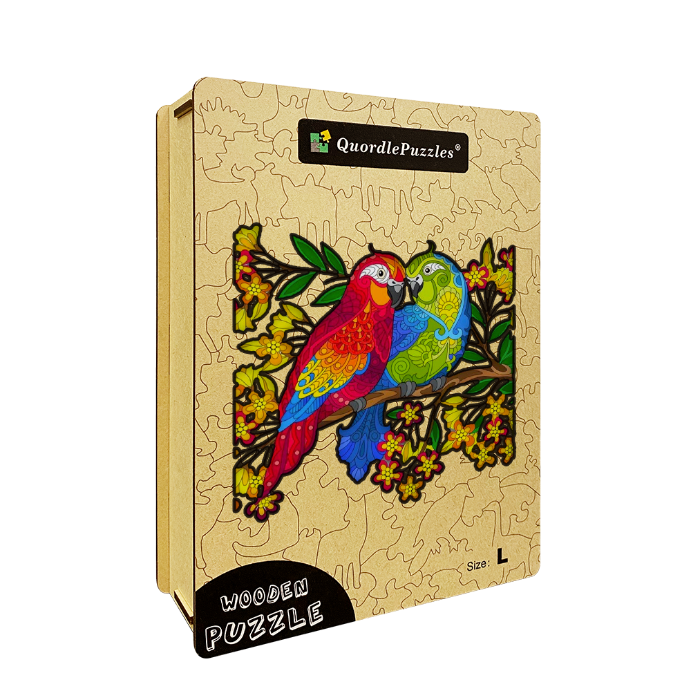 🔥LAST DAY 80% OFF-Colorful Parrot Jigsaw Puzzle