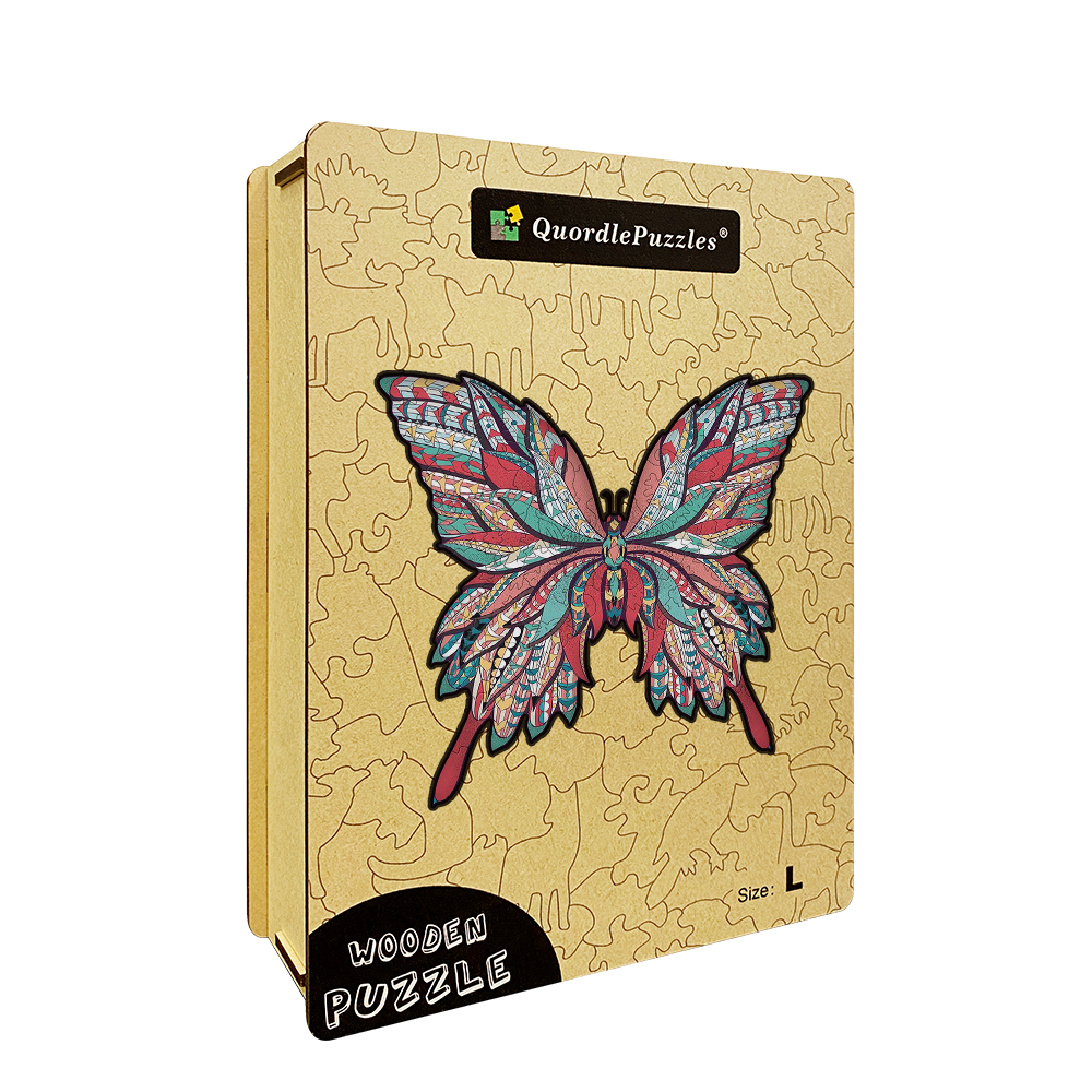 🔥LAST DAY 80% OFF-Red Butterfly Jigsaw Puzzle