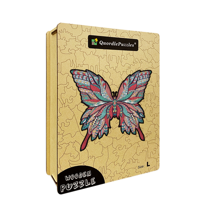 🔥LAST DAY 80% OFF-Red Butterfly Jigsaw Puzzle