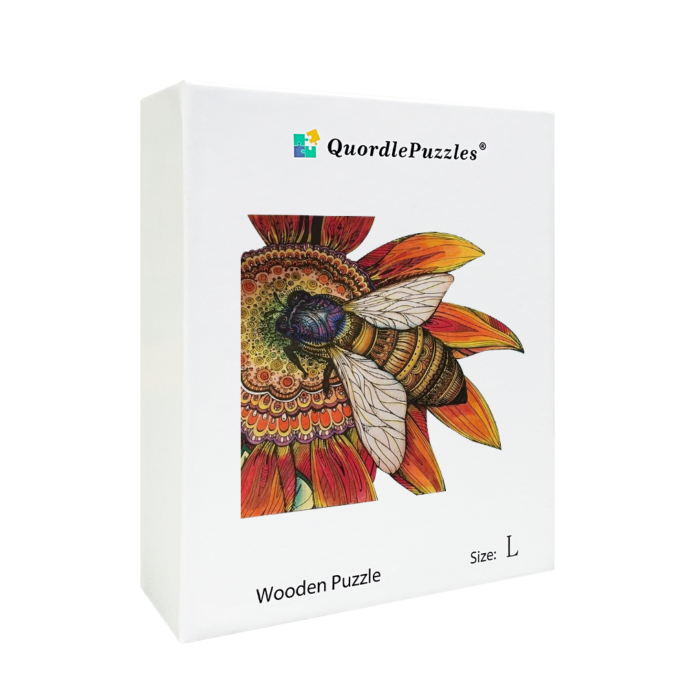 🔥LAST DAY 80% OFF-Bees Wooden Jigsaw Puzzle