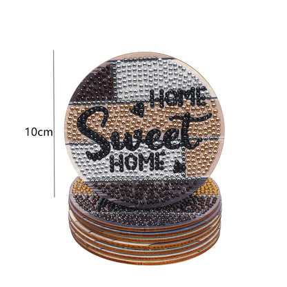 DIY Bless Diamond Painting Coasters