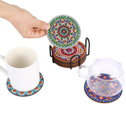 DIY Mandala E Diamond Painting Coasters