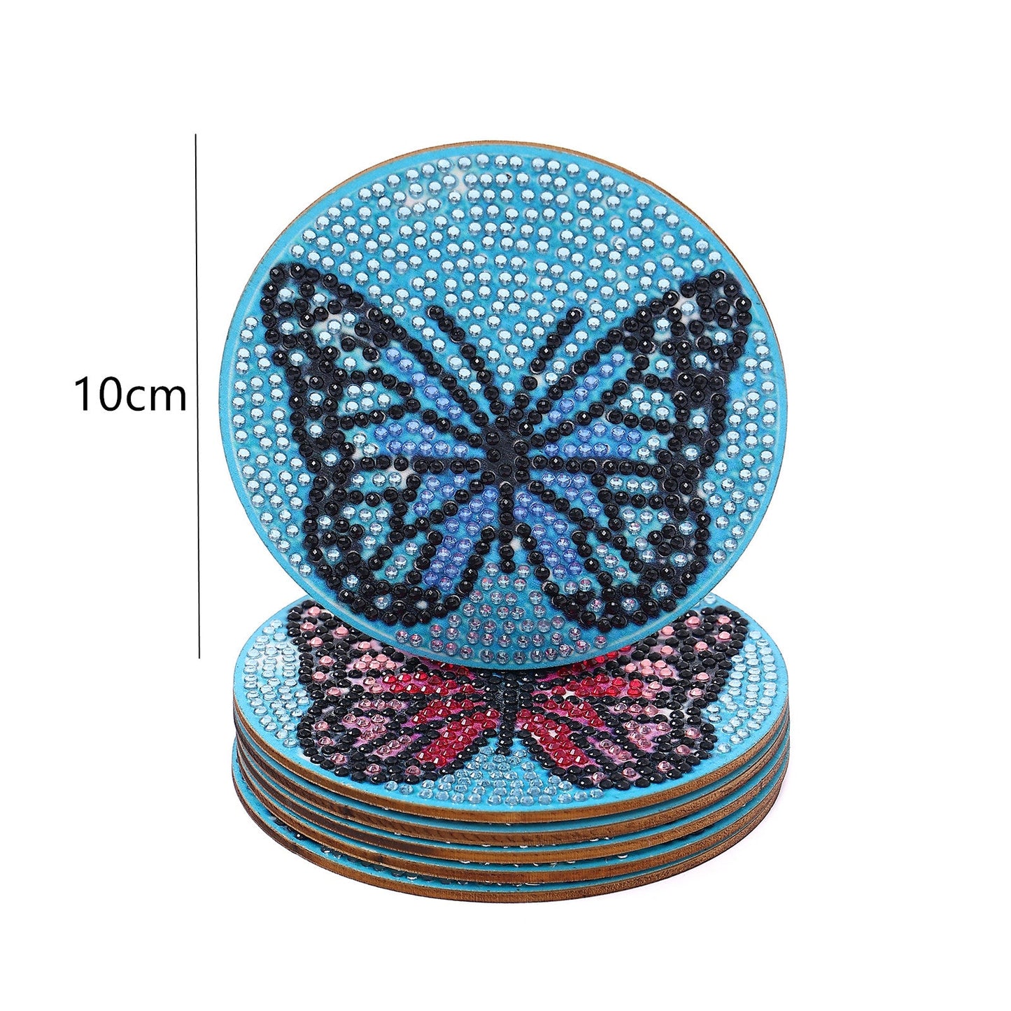 DIY Butterfly C Diamond Painting Coasters