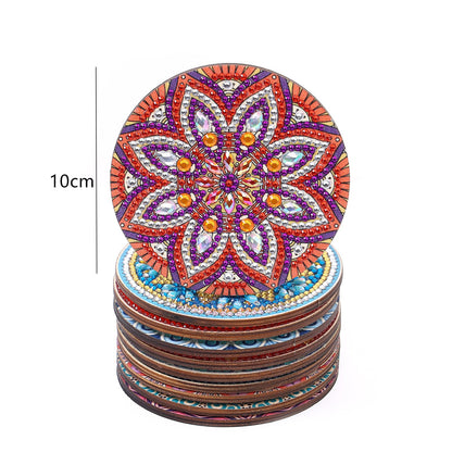 DIY Mandala J Diamond Painting Coasters
