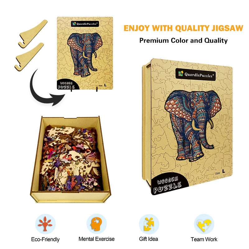 🔥Last Day 80% OFF-Elephant Jigsaw Puzzle