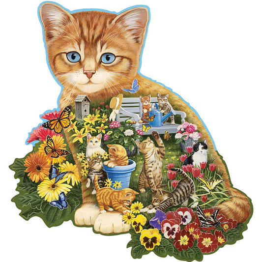 🔥LAST DAY 80% OFF-Garden Cat Jigsaw Puzzle