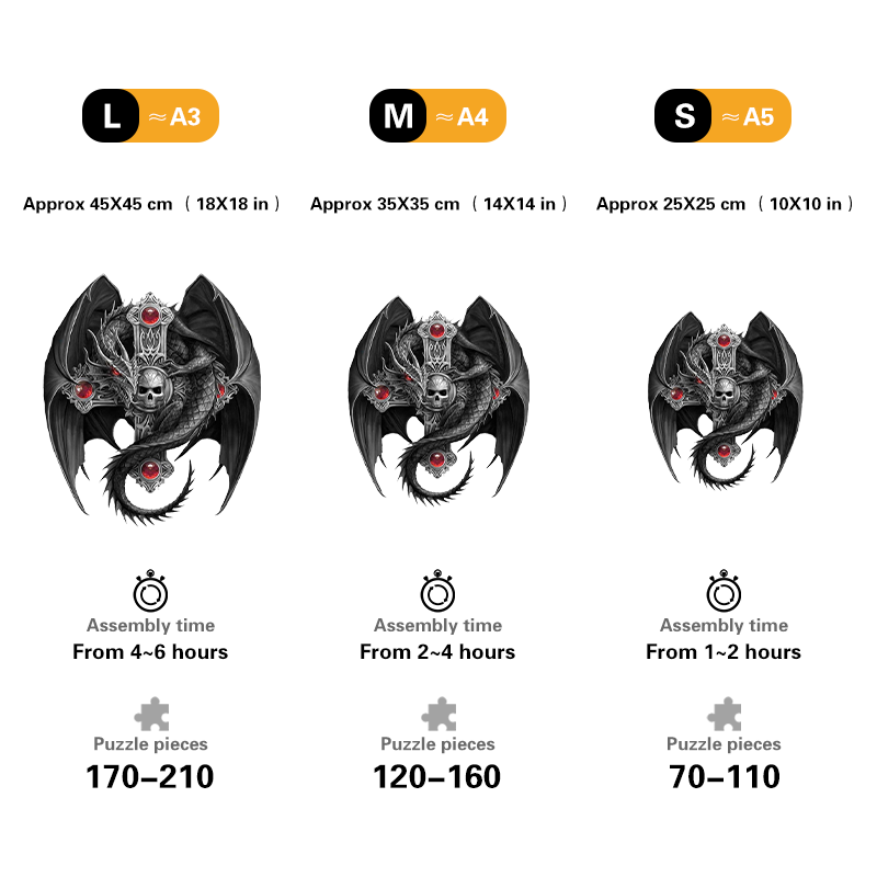 🔥LAST DAY 80% OFF-Black Dragon Demon Puzzle
