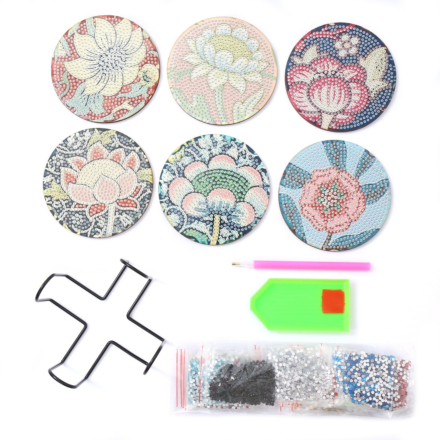 DIY Marine Diamond Painting Coasters