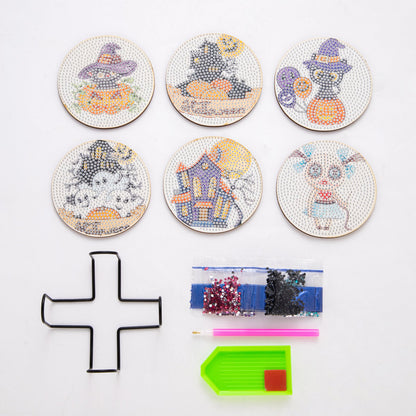DIY Halloween A Diamond Painting Coasters