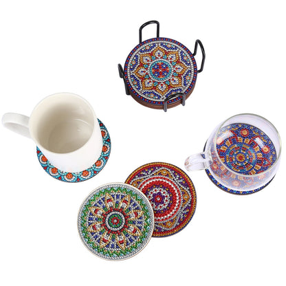 DIY Mandala E Diamond Painting Coasters