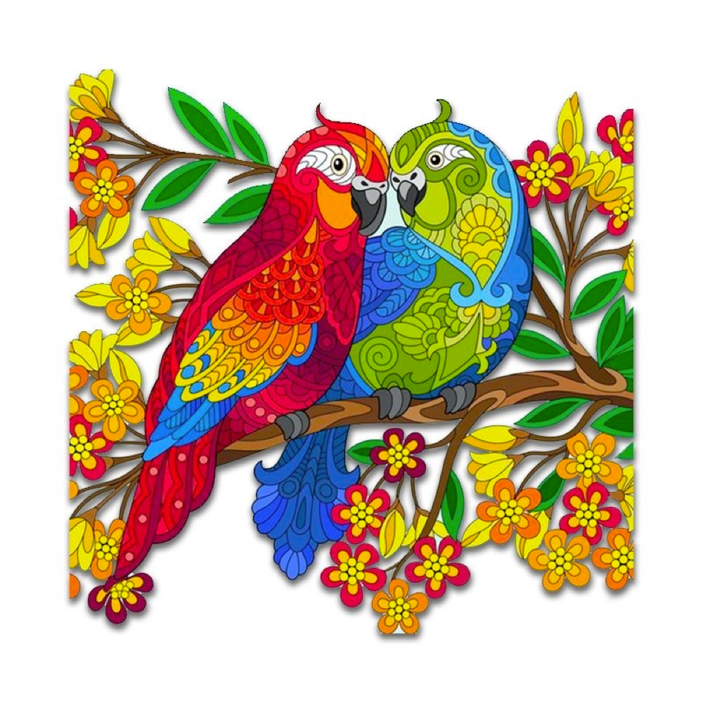 🔥LAST DAY 80% OFF-Colorful Parrot Jigsaw Puzzle