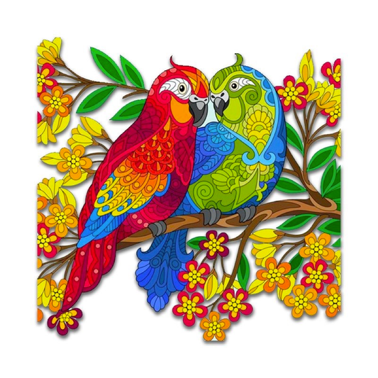 🔥LAST DAY 80% OFF-Colorful Parrot Jigsaw Puzzle