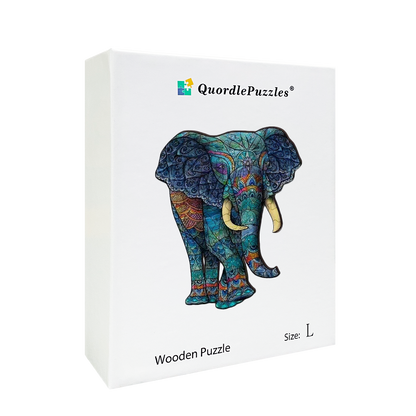 🔥LAST DAY 80% OFF-Colorful Elephant Jigsaw Puzzle