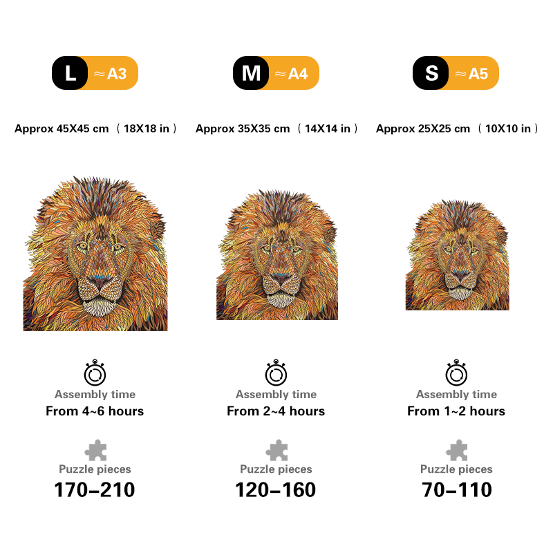 🔥LAST DAY 80% OFF-Yellow Lion Jigsaw Puzzle