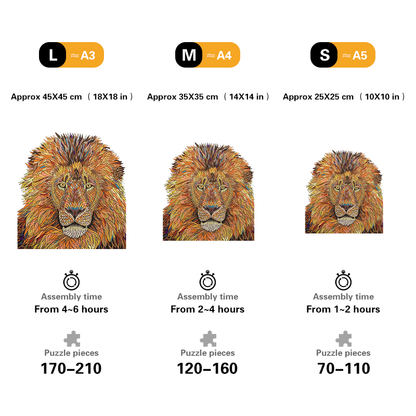 🔥LAST DAY 80% OFF-Yellow Lion Jigsaw Puzzle