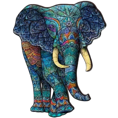 🔥LAST DAY 80% OFF-Colorful Elephant Jigsaw Puzzle