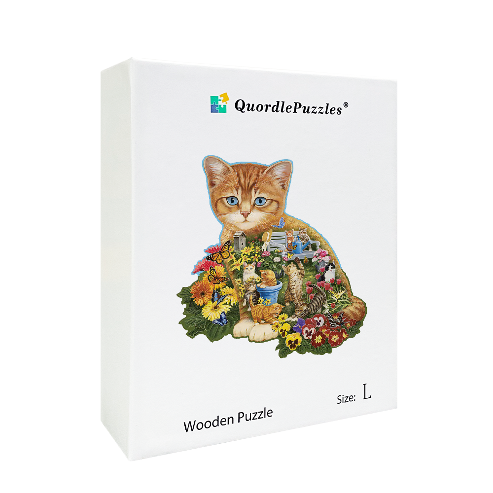 🔥LAST DAY 80% OFF-Garden Cat Jigsaw Puzzle