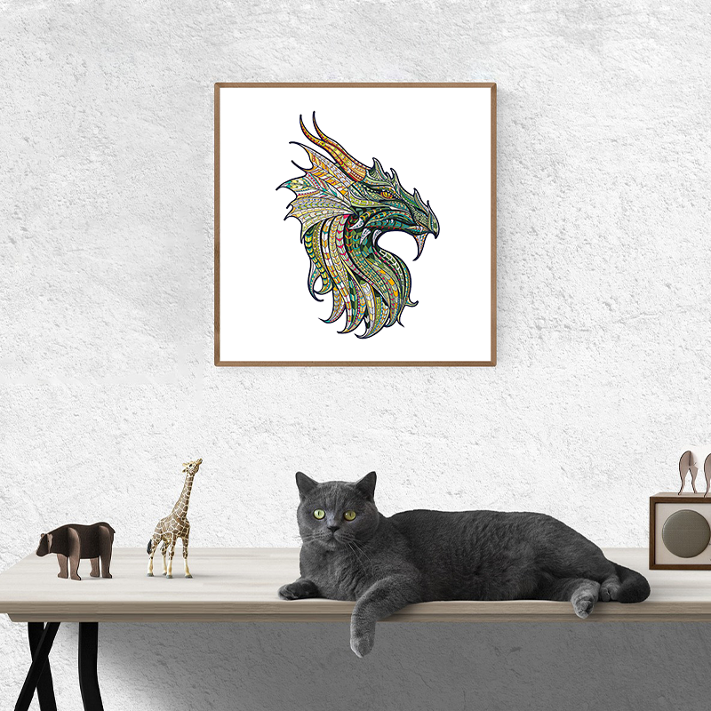 🔥LAST DAY 80% OFF-Green Dragon Head Puzzle