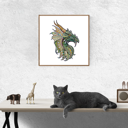 🔥LAST DAY 80% OFF-Green Dragon Head Puzzle