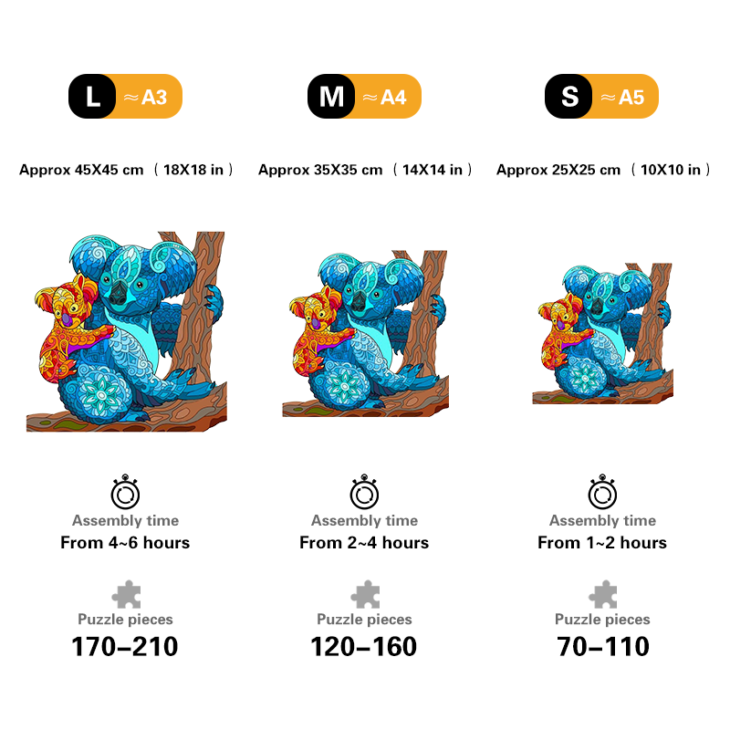 🔥LAST DAY 80% OFF-Koala Mother and Child Jigsaw Puzzle