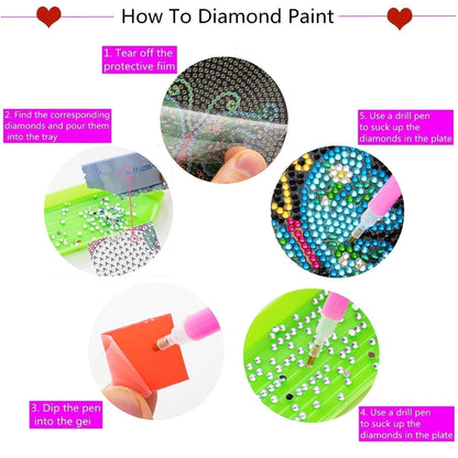 DIY Kuh Ein Diamantgemälde 