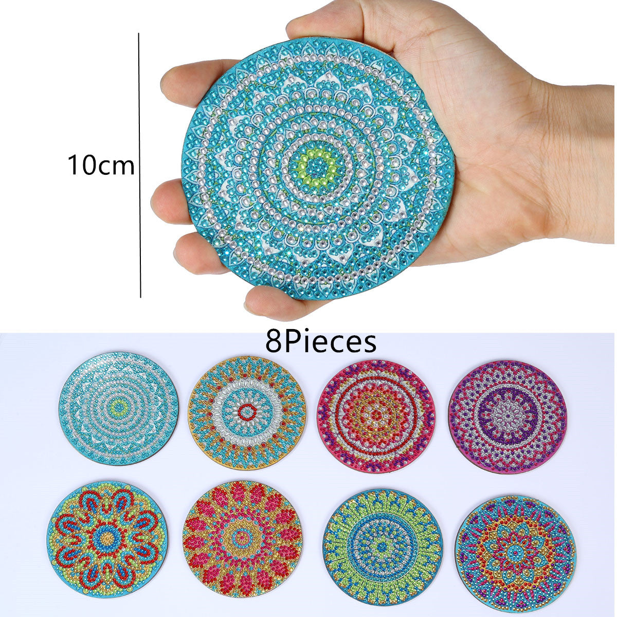 DIY Mandala D Diamond Painting Coasters