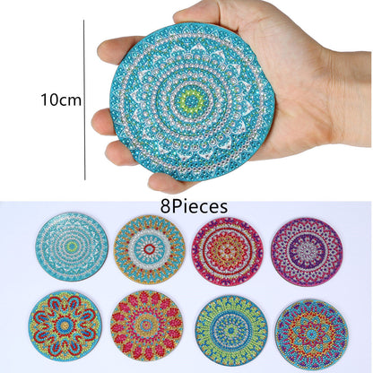 DIY Mandala D Diamond Painting Coasters