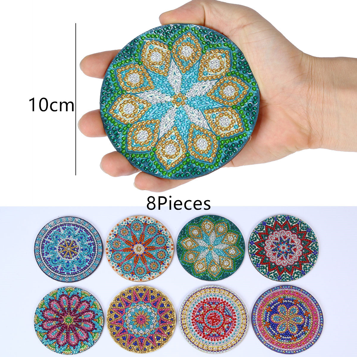 DIY Mandala C Diamond Painting Coasters