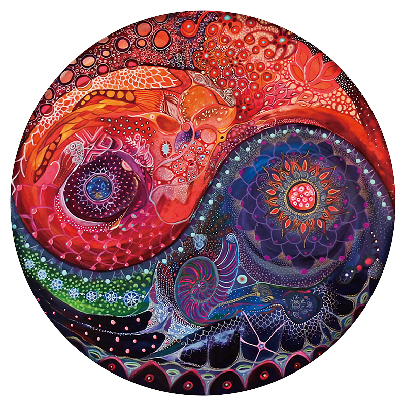 Yin Yang Wooden Jigsaw Puzzle