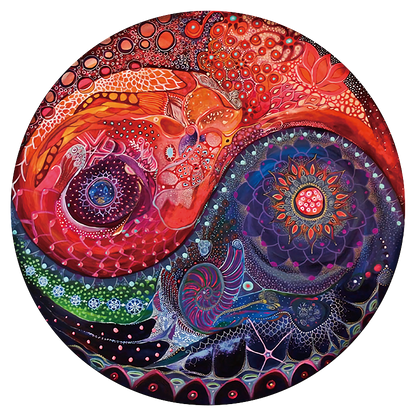 Yin Yang Wooden Jigsaw Puzzle