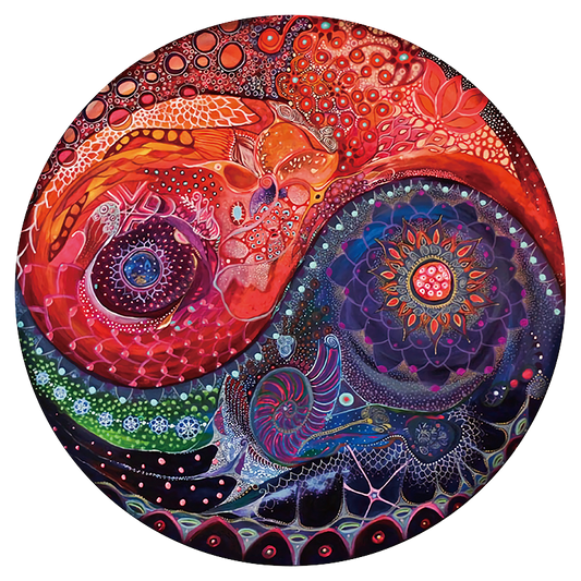 Yin Yang Wooden Jigsaw Puzzle