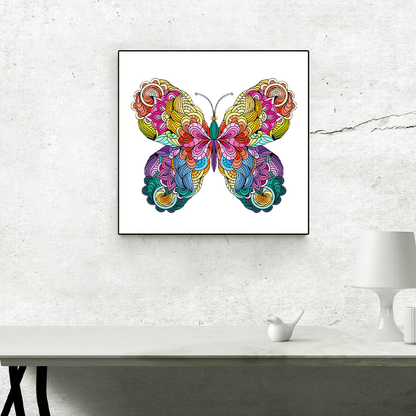 🔥LAST DAY 80% OFF-BUTTERFLY COLORFUL EDITION JIGSAW PUZZLE