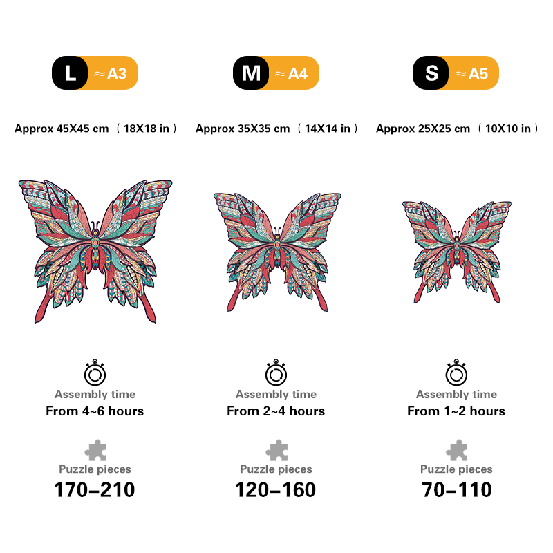 🔥LAST DAY 80% OFF-Red Butterfly Jigsaw Puzzle