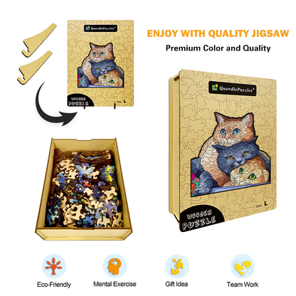 🔥LAST DAY 80% OFF-Three Cats Puzzle