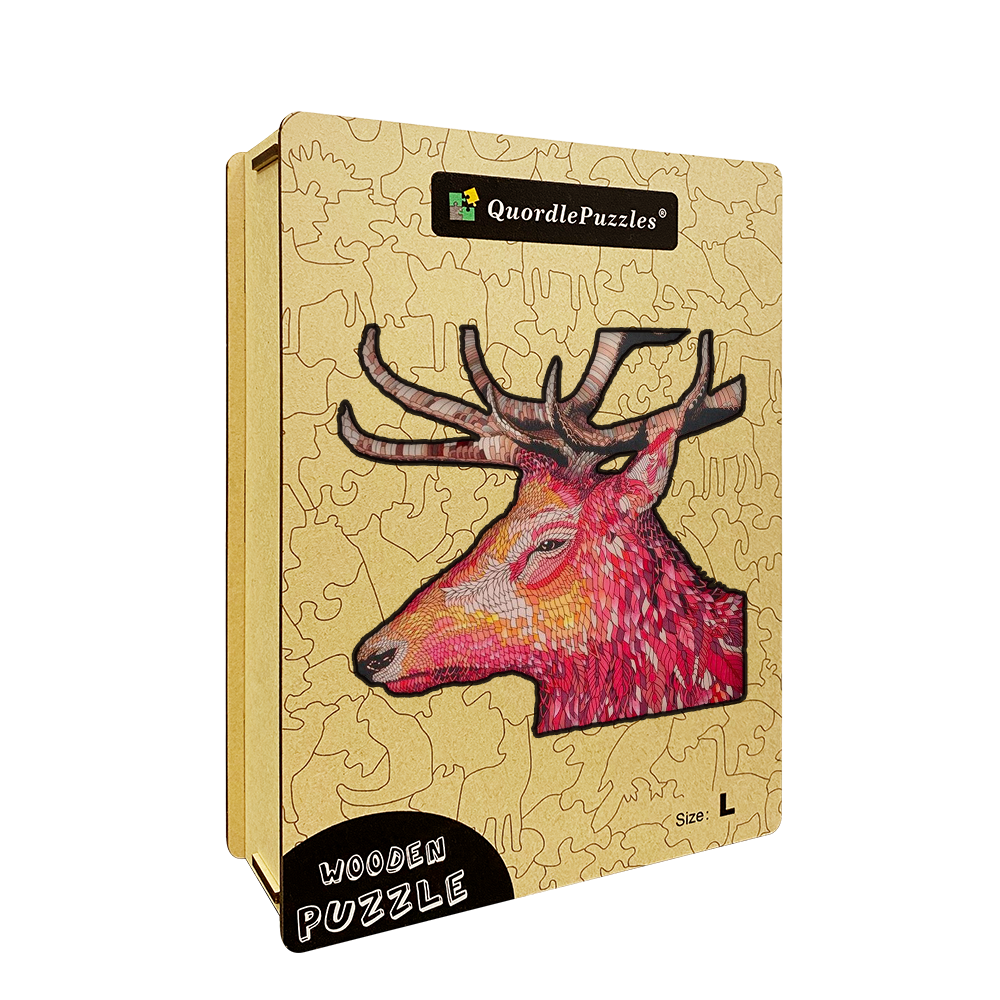 🔥LAST DAY 80% OFF-Red Elk Jigsaw Puzzle