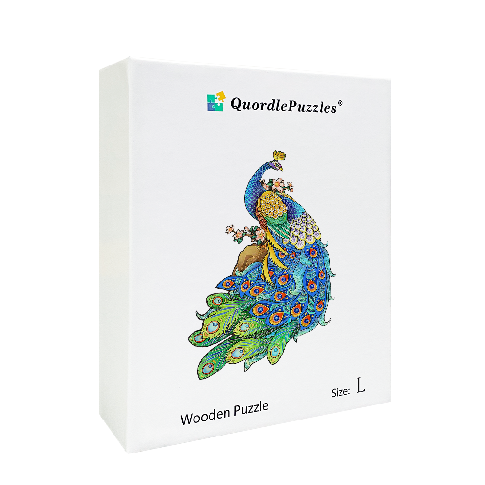 🔥Last Day 80% OFF-Blue Feather Peacock Jigsaw Puzzle