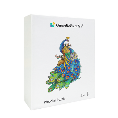 🔥Last Day 80% OFF-Blue Feather Peacock Jigsaw Puzzle