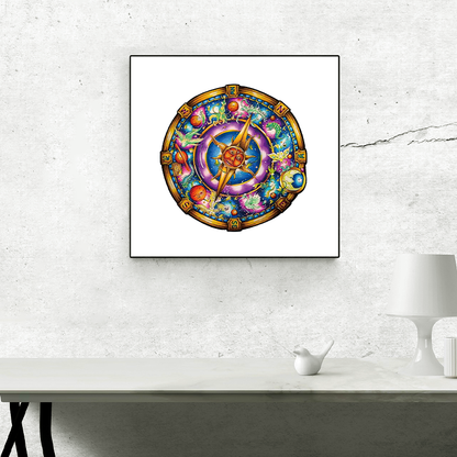 Compass Wooden Jigsaw Puzzle