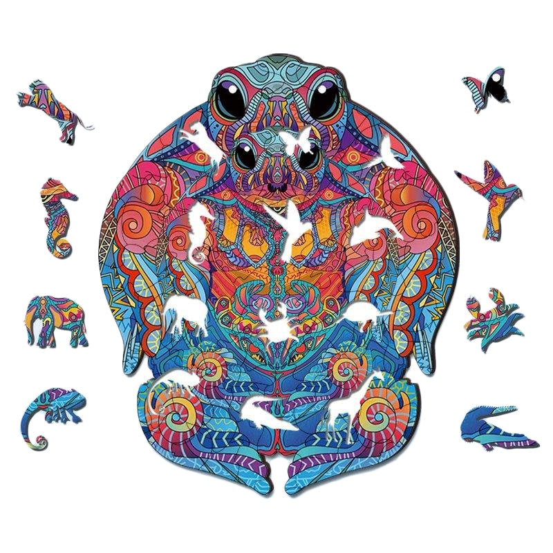 🔥LAST DAY 80% OFF-Two-headed turtle Jigsaw Puzzle