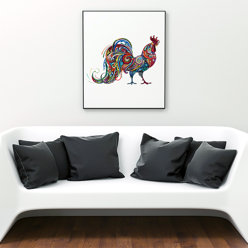 🔥LAST DAY 80% OFF-Colorful Rooster Jigsaw Puzzle