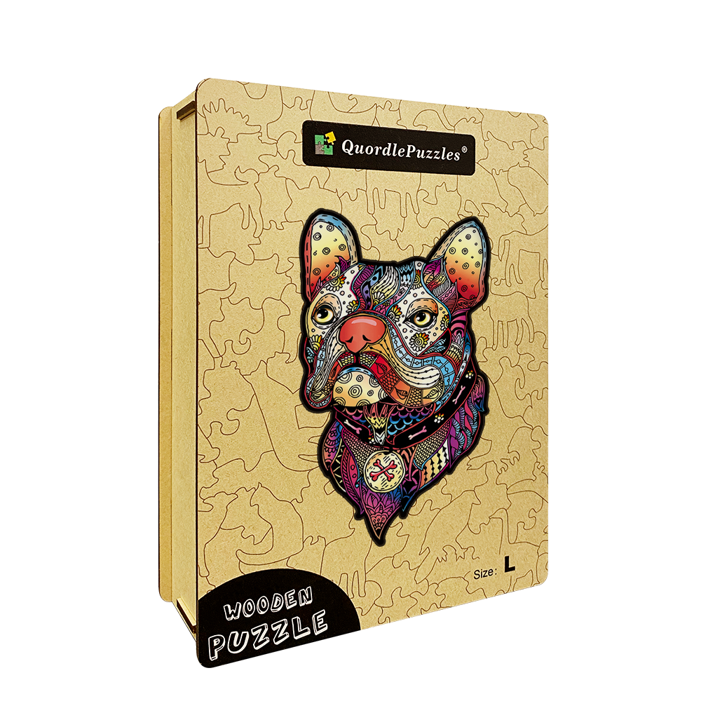 🔥LAST DAY 80% OFF-Colorful French Bulldog Puzzle