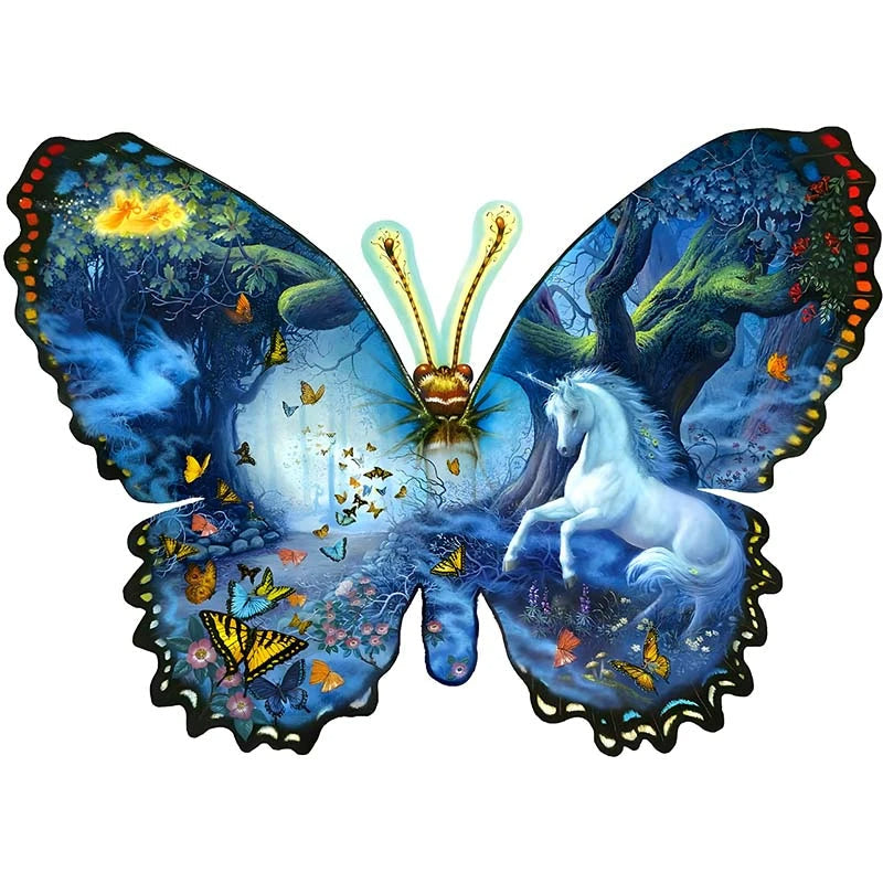 🔥Last Day 80% OFF-Butterflies and Unicorns puzzle