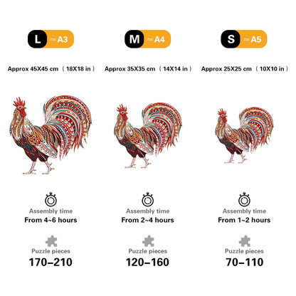 🔥LAST DAY 80% OFF-Red Rooster Jigsaw Puzzle