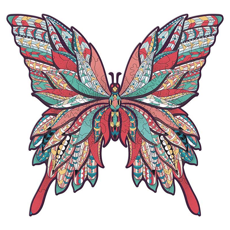 🔥LAST DAY 80% OFF-Red Butterfly Jigsaw Puzzle