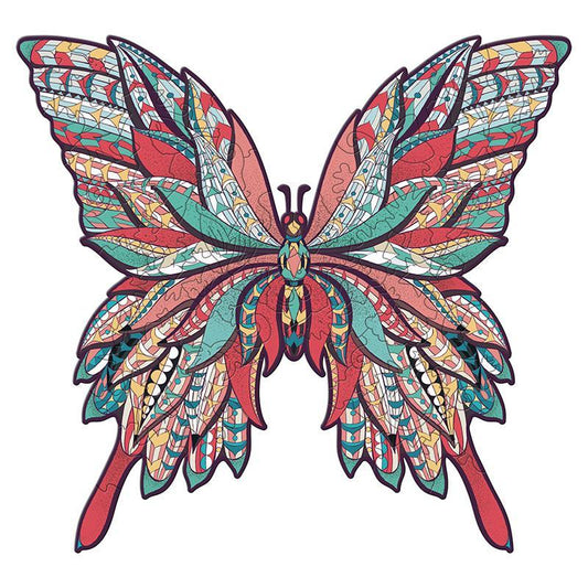 🔥LAST DAY 80% OFF-Red Butterfly Jigsaw Puzzle
